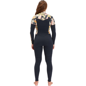 2022 Billabong Womens Salty Dayz 5/4mm Chest Zip Wetsuit F45F10 - Jungle Night